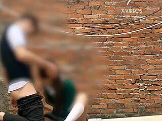 Sexo Publico Se Coge A Su Compañera Atrás De Los Salones Alumna De La Federal Se La Chupa En La Escuela Mexicanas Putas Parte 1