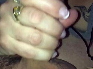 BBW Couple Enjoys Slow-Motion Blowjob and Cumshot