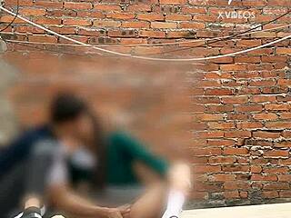 Sexo Publico Se Coge A Su Compañera Atrás De Los Salones Alumna De La Federal Se La Chupa En La Escuela Mexicanas Putas Parte 1