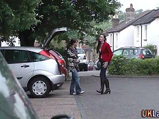 The British girl in stockings sucks a monster cock in a group scene