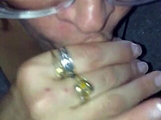 BBW Couple Enjoys Slow-Motion Blowjob and Cumshot