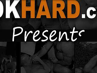 Gay studs get extreme leather fisting in hardcore fetish scene