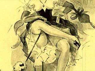 vintage erotic anime drawings