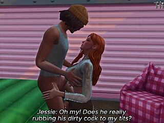 innocent redhead fucks bbc on street, so hot!