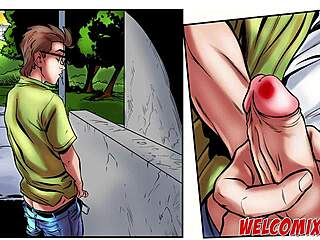 Fucking the hot anime maid at breakfast, nerd style!