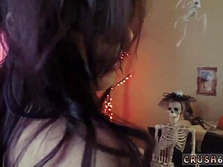 Crazy Boss's Intense Swalloween Fun With Teen