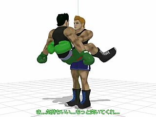 Little Mac's gay bareback game turns into hardcore sex with his buddy