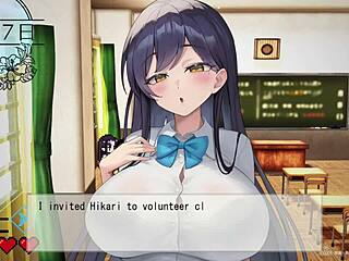 Feeling wild with hentai beach titty action