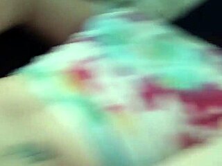 husband fingers tight pussy and ass of nerdy brunette wife!