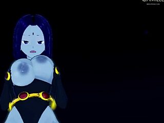 Raven’s thick thighs demand attention with forest facial JOI!