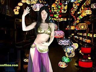 A Chinese belly dancer performs in Istanbul and the audience is mesmerized