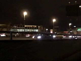 blonde british babe boldly flashing tits downtown