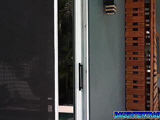 Stepdaughters JC Wilds and Molly Little Caught in Naughty Bathroom Play