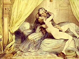 Vintage Erotic Drawings From Antique Anime And Hentai Cartoons.