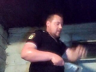 Policeman's rough vodka bottle encounter