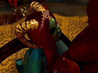 Dangerous pact with a monster in wild 3D hentai action, can't believe this happened! 😱