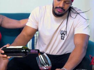 Venezuelan beauty with huge curves enjoys deep passionate sex with dark lover.