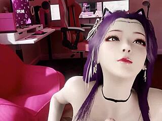 do you want cute asian babe taking big cock in 3d pov