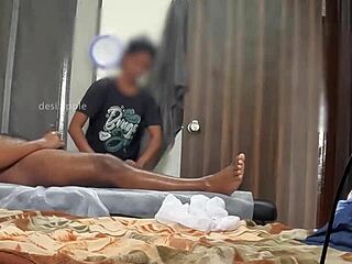 A detailed happy ending massage turns into gay action