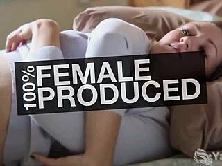 Yanks alisha toys her pussy to climax.