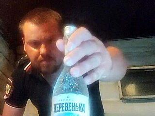 Policeman's rough vodka bottle encounter