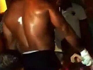 latino stripper dances in venezuelan party