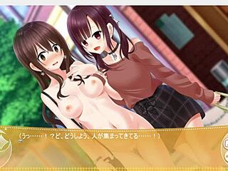 Magical Exhibitionist Girl Christhea Flashes In This Anime Game, Part 5 Of Her Humiliating Adventures.