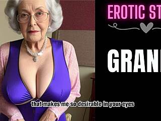 Shy old woman becomes a sexual predator in a granny-themed erotic story