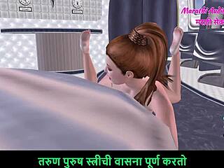 A beautiful teen girl lays on the floor fingering her ass and pussy in this animated 3d cartoon porn story