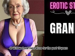 Shy old woman becomes a sexual predator in a granny-themed erotic story