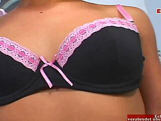 I saw this slim brunette teen enjoy the big black cock during casting