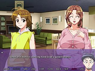 Man, my wife wants to bang the neighbor, playing indecent wife Hana in NTR game part 1