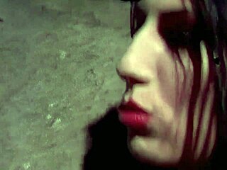 Gothic brunette trio in leather and pantyhose ignite raw group action