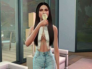 The bachelorette party with bazories in 3d hentai preview gets wild