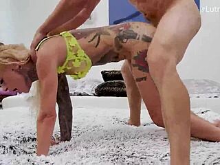 ¡Joder! Zorra anal grita con orgasmos múltiples por una polla grande