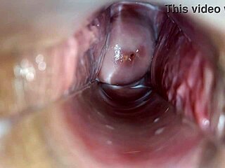 Close up of a woman’s orgasm in her vagina