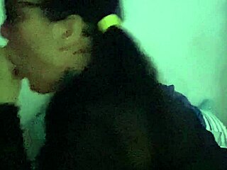 big tits blowjob in lingerie