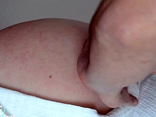 Vacuum Massage on Hot European Amateur Babe's Big Booty Ass