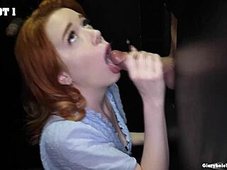 Oh my, it's true what they say about redheads and big cocks.