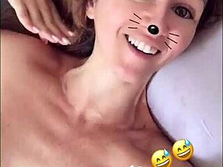 sexy milf flashes nude in public outdoor snaps