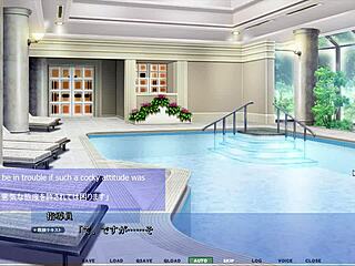 Pounding my anime crush by the poolside