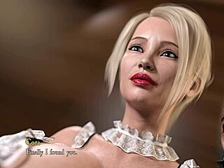 Milf with big ass plays rough with dildo in Shadows ep 7