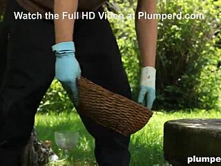 Gardeners threesome with sadistic bitches in high definition