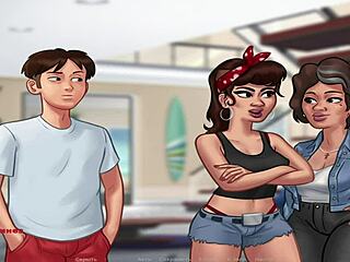 maid explores cleaning adventures in summertimesaga game world