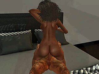 Old Black Magic in Anime Hentai Cartoon