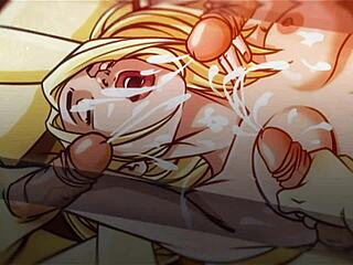 Desperate Call to Blonde Vagina with Toys