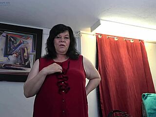 coworker seduces with big tits to distract from wife