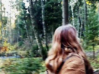 Dive Deep into Wonderland with Outdoor Couple Blowjob Fun