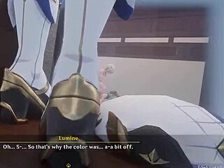 Pinksama Brings Wild Lesbian Futanari Action in Mondstadt Night