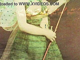 Vintage animalation from retro hentai cartoon series